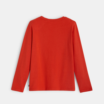 Avis T-shirt à motif sport d'hiver orange garçon OKAIDI 4