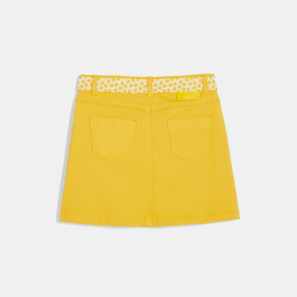 Avis Mini-jupe ceinturée jaune fille OKAIDI 2