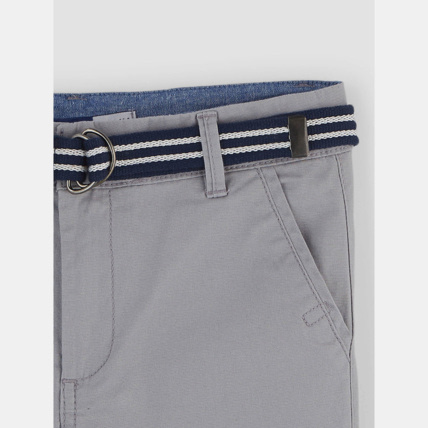 Avis Bermuda slim en toile gris garçon OKAIDI 3