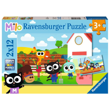 Avis Puzzle Fermier ou pêcheur ? / Milo - de 3 ans RAVENSBURGER 1