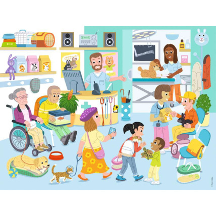 Avis Puzzle Dans la clinique vétérinaire - de 4 ans RAVENSBURGER 2
