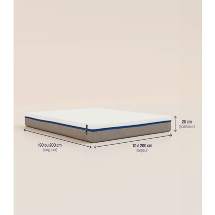 Avis Matelas Mousse et mémoire de forme Tediber 7