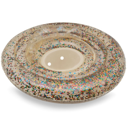 Avis Bouée bébé coeur transparent et paillettes Konges Sløjd 1