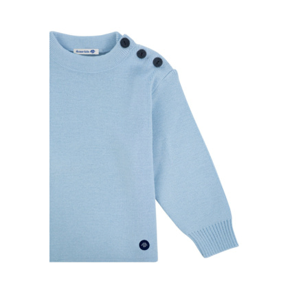 Avis Pull marin uni "Fouesnant" Kids - laine - Reflet ARMOR-LUX 2