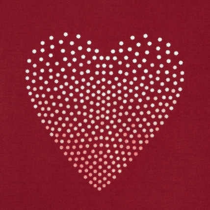 Avis T-shirt Grand Cœur violet fille OKAIDI 3