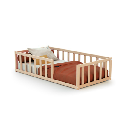 Avis Lit enfant au sol en bois AT4 2