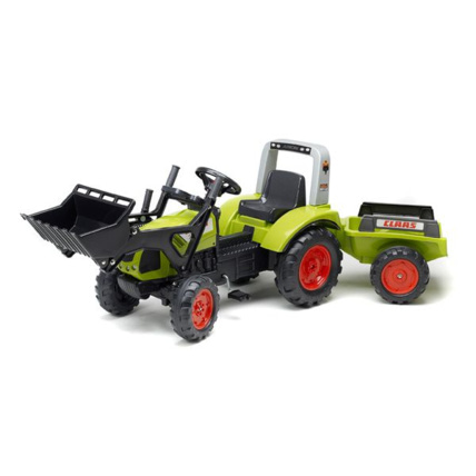 Avis Tractopelle Claas Arion 410 et sa remorque Falk 1