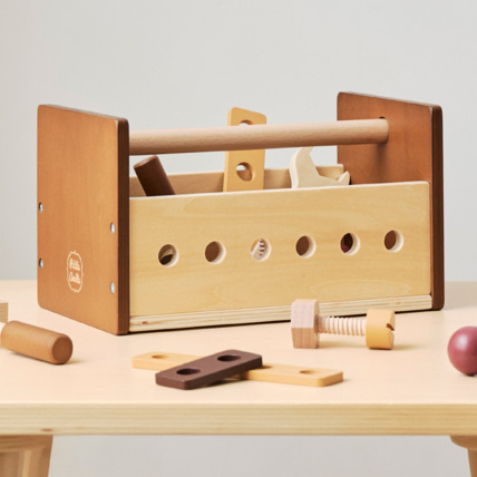 Avis Boîte À Outils En Bois noyer Petite Amélie 1