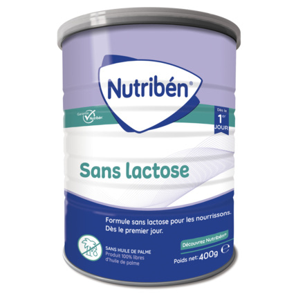 Avis Lait sans lactose 400g Nutribén ® 1