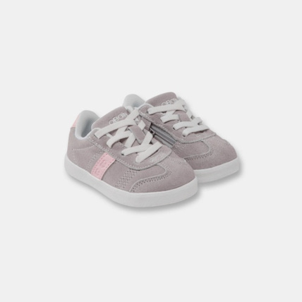 Avis Tennis croûte de cuir lacets élastiqués et zip OBAÏBI 1