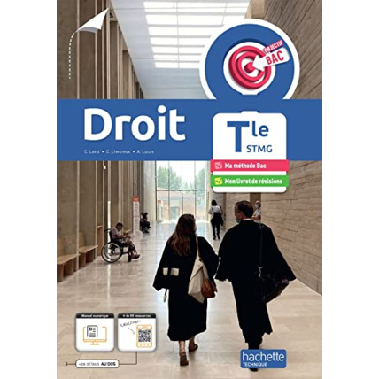 Avis Objectif Bac Droit Term STMG - livre de l'élève - Ed. 2023 Hachette Éducation 1