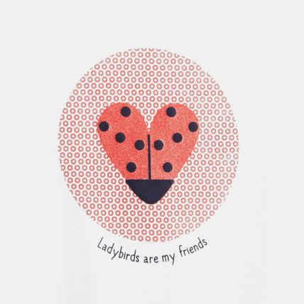 Avis T-shirt à motif pailleté rose fille OKAIDI 3