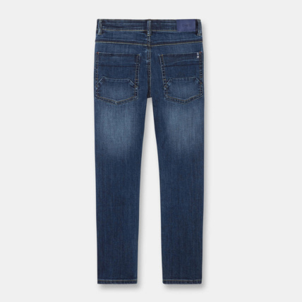 Avis Jean slim hyper-stretch bleu garçon OKAIDI 2