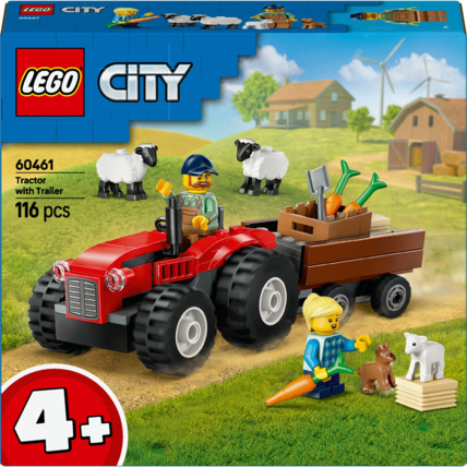 Avis Tracteur agricole avec remorque et moutons City LEGO 1