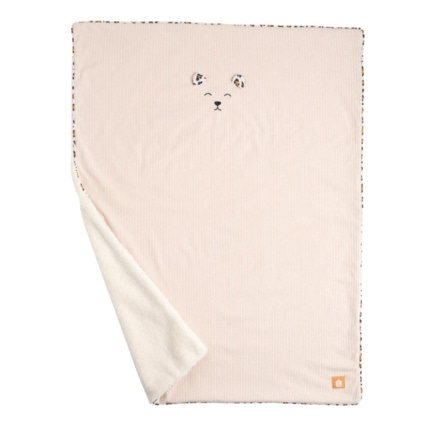 Avis Couverture bébé velours Léopard Sauthon 1