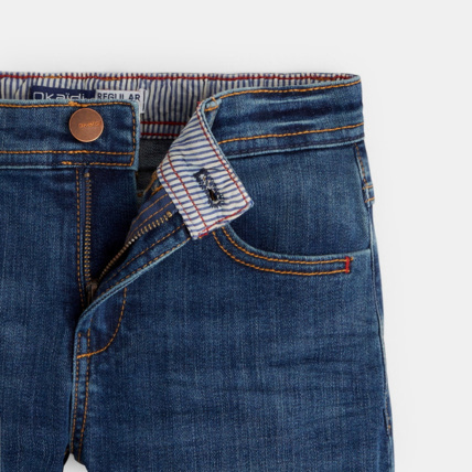 Avis Jean regular ultra-résistant bleu garçon OKAIDI 3