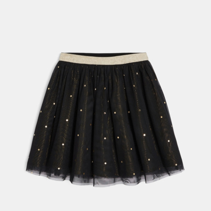 Avis Jupe patineuse en plumetis noire fille OKAIDI 2