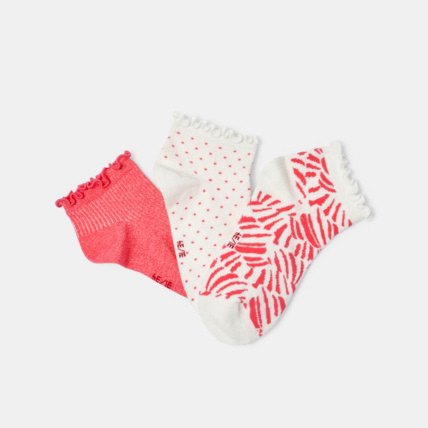 Avis Socquettes volantées fantaisie (lot de 3) rose fille OKAIDI 2