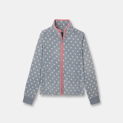 Avis Polaire zippée imprimée gris fille OKAIDI 1
