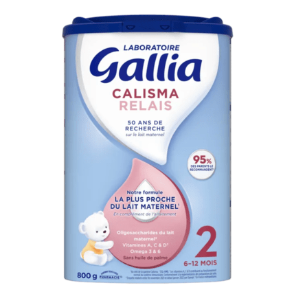 Avis Lait Calisma Relais 2 - Lait 6-12 mois Laboratoire Gallia 1
