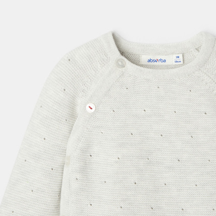 Avis Gilet cache-cœur en tricot ABSORBA 2