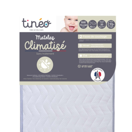 Avis Matelas bébé  Climatisé - 70x140cm TINEO 1
