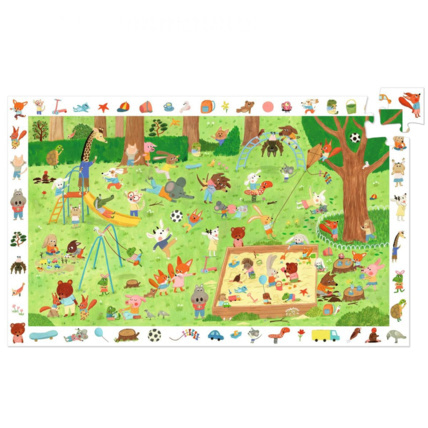 Avis Puzzle Le square des petits amis DJECO 1