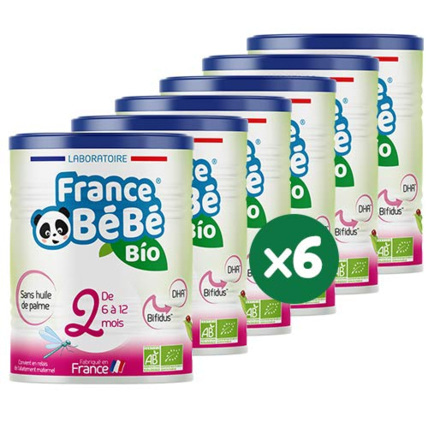 Avis Lait infantile de suite bébé 2ème âge en poudre FRANCE BEBE BIO 4