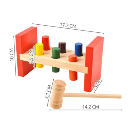 Avis Banc à marteler pour enfants jouet montessori en bois HAMMER Mon Mobilier Design 4
