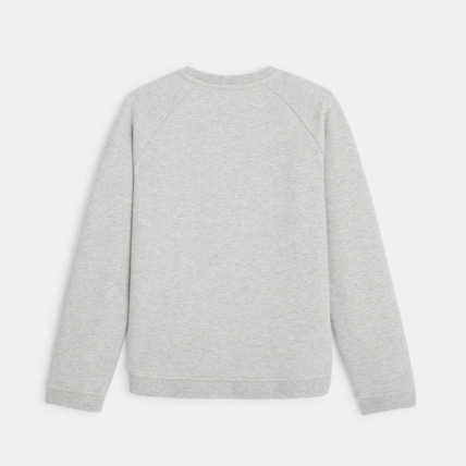 Avis Sweat-shirt pailleté motif chat gris fille OKAIDI 4
