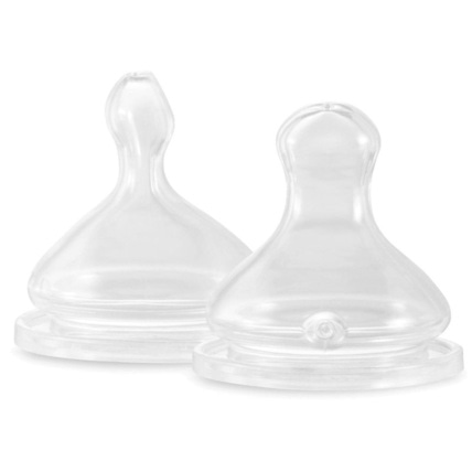 Avis Lot de 2 tétines en silicone débit XS extra lent Élhée 1