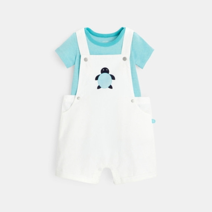 Avis Salopette courte tortue + body OBAÏBI 1