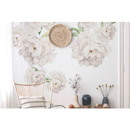 Avis Stickers pivoines blanches Mon Lit Cabane 1