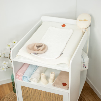 Avis Housse de matelas à langer, Nid d'abeille Sevira Kids 5