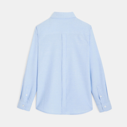 Avis Chemise Oxford à col américain turquoise garçon OKAIDI 4