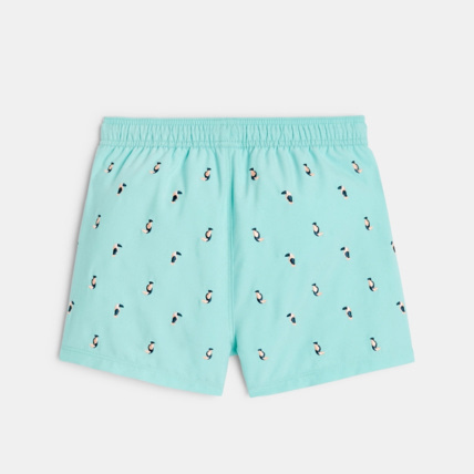 Avis Short de bain brodé bleu garçon OKAIDI 3