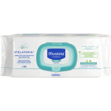 Avis Stelatopia® Lingettes Nettoyantes Relipidantes Mustela 1