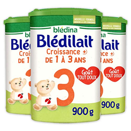 Avis Croissance 3+ Lait en Poudre pour Bébé Blédina 1