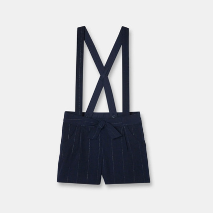 Avis Short à bretelles bleu fille OKAIDI 1