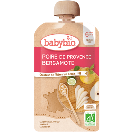 Avis Poire de Provence Bergamote Babybio 1