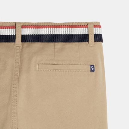 Avis Pantalon chino slim en toile beige garçon OKAIDI 3