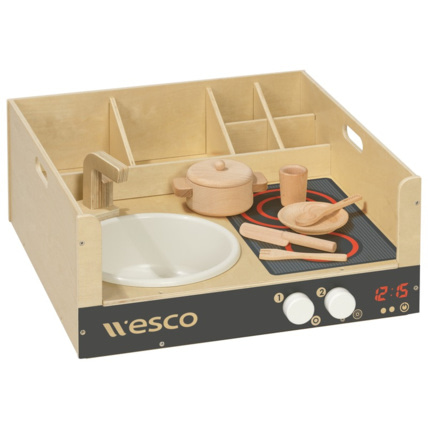 Avis Cuisine coffre et dînette en bois Wesco 1