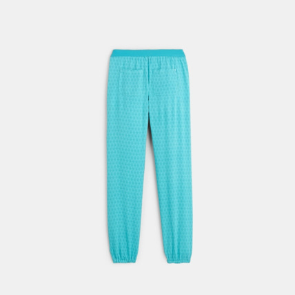 Avis Pantalon fluide imprimé turquoise fille OKAIDI 2