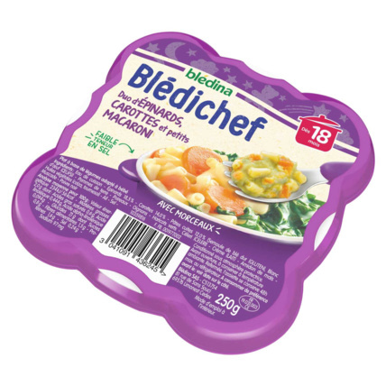Avis BLEDICHEF Duo d'épinards, carottes et petits macaroni Blédina 2