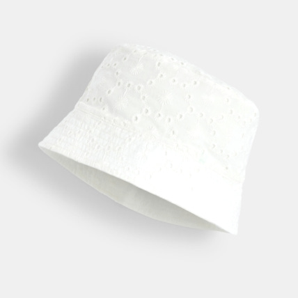 Avis Bob en coton réversible blanc fille OKAIDI 1