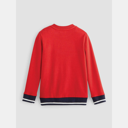 Avis Sweat-shirt à message rouge garçon OKAIDI 2