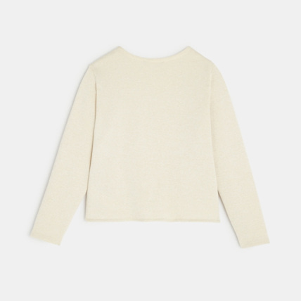 Avis Sweat pailleté beige fille OKAIDI 4