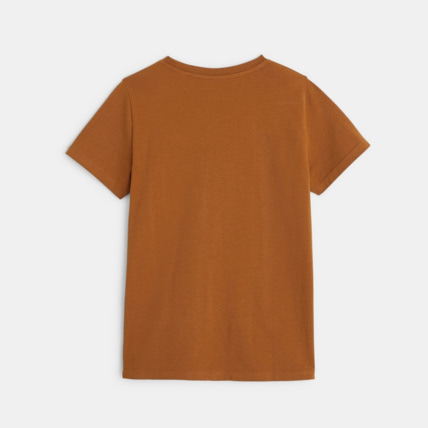 Avis T-shirt basique manches courtes orange garçon OKAIDI 3