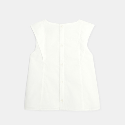 Avis Blouse broderies dorées blanche fille OKAIDI 2