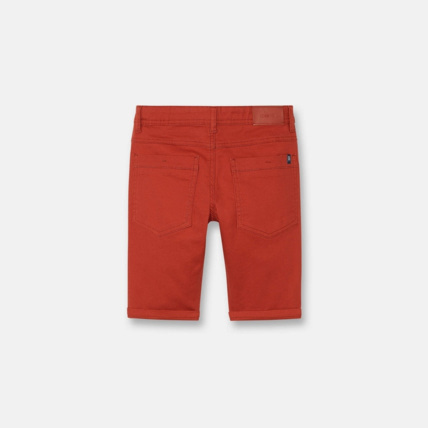 Avis Bermuda en toile orange garçon OKAIDI 2
